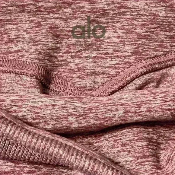 ALO Alosoft High Waist 7/8 Sheila Leggings in Berry And Gold Size Small - Picture 4 of 7